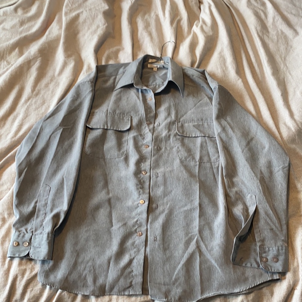 Grey Patterned Elliot Button Up - image 2